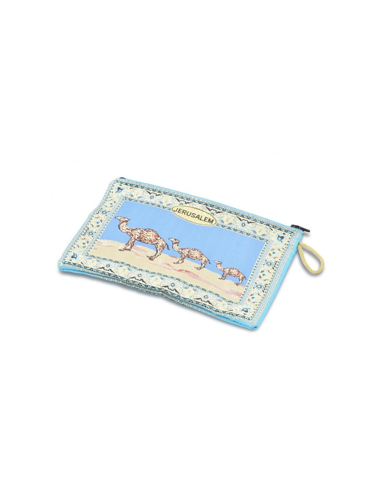 Embroidered Fabric Purse Jerusalem Camel ... | Jewish Gift from Israel