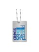 Dorit Judaica Dog Tag Necklace on Chain Engraved Fla... | IDF Dog-Tags