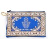 Embroidered Fabric Purse Blue Hamsa with ... | Jewish Gift from Israel
