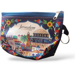Colorful Polyester Change Purse %96 Jerus... | Jewish Gift from Israel