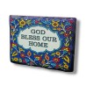 Textured Ceramic Magnet English Home Blessing in A... | Jewish Magnets