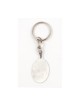 Dog Tag Key Ring Framed Dove of Peace with %93S... | Judaica Keychains