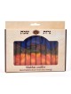 Bougies décoratives faites à la main de Shabbat de Galilée Rouge O... | Bougies de sabbat