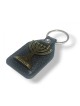 Key Chain with Metal Temple Image Jerusalem on ... | Judaica Keychains