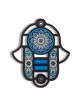 Dorit Judaica Modern Hamsa in Stained Glass Art Style... | Hamsa Hands