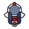 Dorit Judaica Modern Wall Hamsa in Stained Glass Art ... | Hamsa Hands