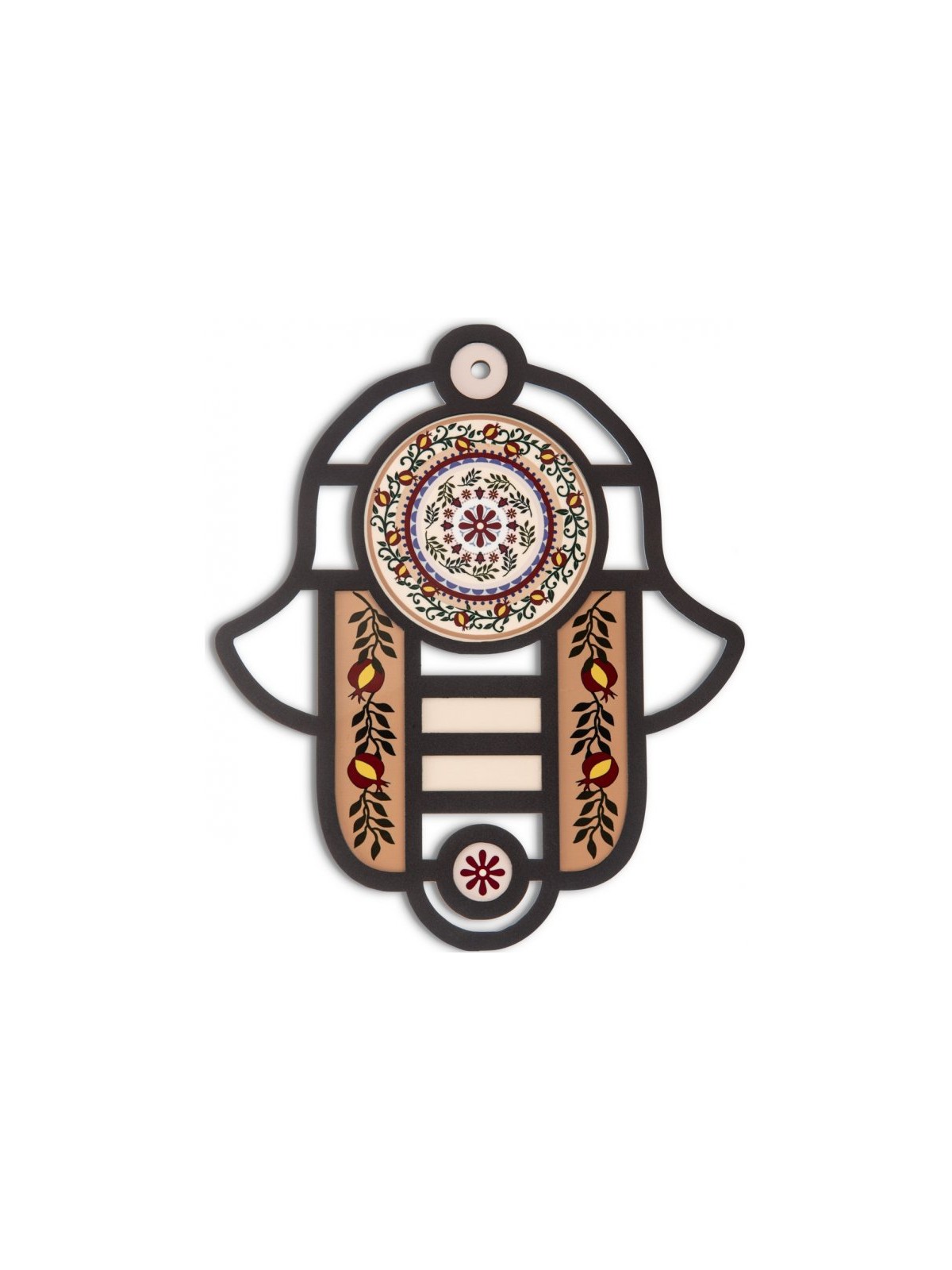 Dorit Judaica Modern Wall Hamsa in Stained Glass Art ... | Hamsa Hands