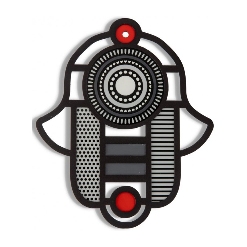 Dorit Judaica Modern Wall Hamsa in Stained Glass Art ... | Hamsa Hands