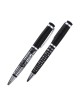Black Ballpoint Pen Silver Physicians Prayer and Jer... | Israeli Pens
