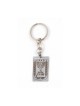 Dog Tag Key Ring 7 Branch Menorah Emblem of Isr... | Judaica Keychains