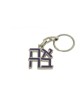 Gold Plated Keychain with Ahava Love Hebrew Let... | Judaica Keychains