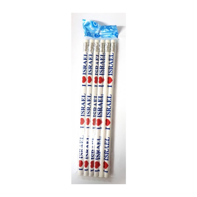 Set of Six Souvenir Wood Pencils Decorated wi... | Kids Games and Toys