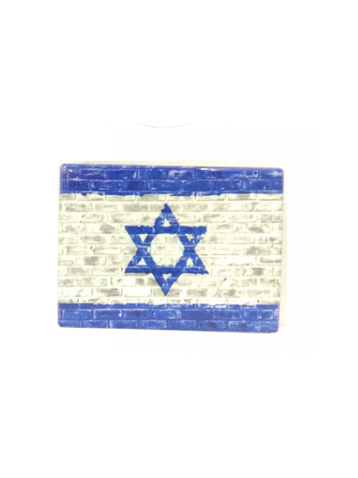 Ceramic Magnet %96 Blue and White Flag of Israel | Jewish Magnets