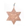 Star of David Wall Decor with Twelve Tribes and Eng... | Star of David
