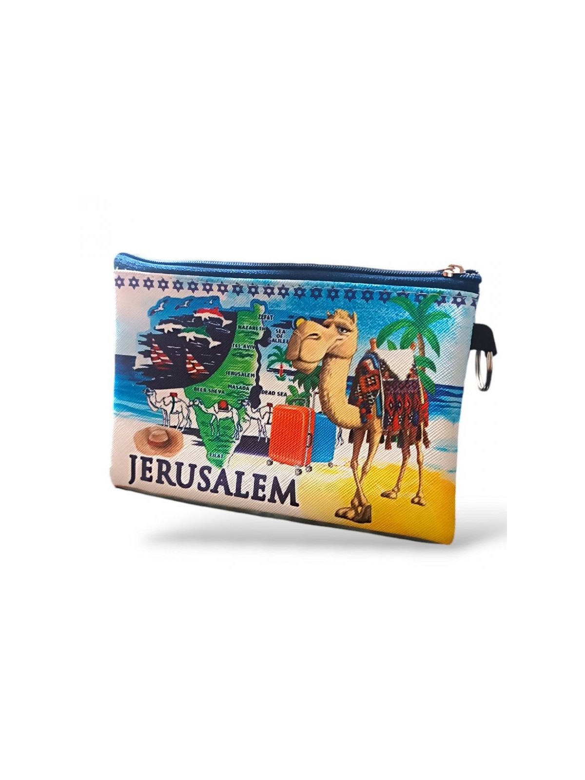 Colorful Polyester Change Purse Israel Ma... | Jewish Gift from Israel