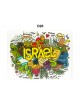 Ceramic Magnet Colorful Judaica Motifs in Israel | Jewish Magnets