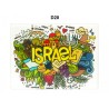 Ceramic Magnet Colorful Judaica Motifs in Israel | Jewish Magnets