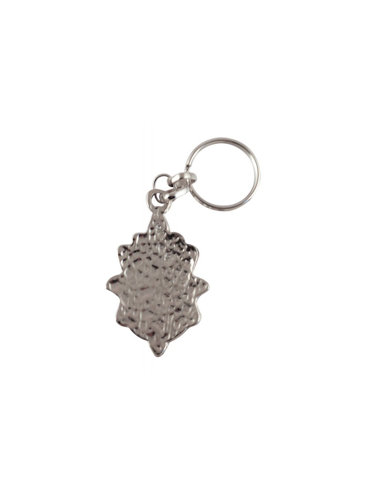 Blue Hamsa Keychain with Decorative Fish and He... | Judaica Keychains