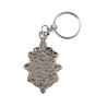 Blue Hamsa Keychain with Decorative Fish and He... | Judaica Keychains
