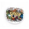 Ceramic Magnet Colorful Judaic Motifs in Israel | Jewish Magnets