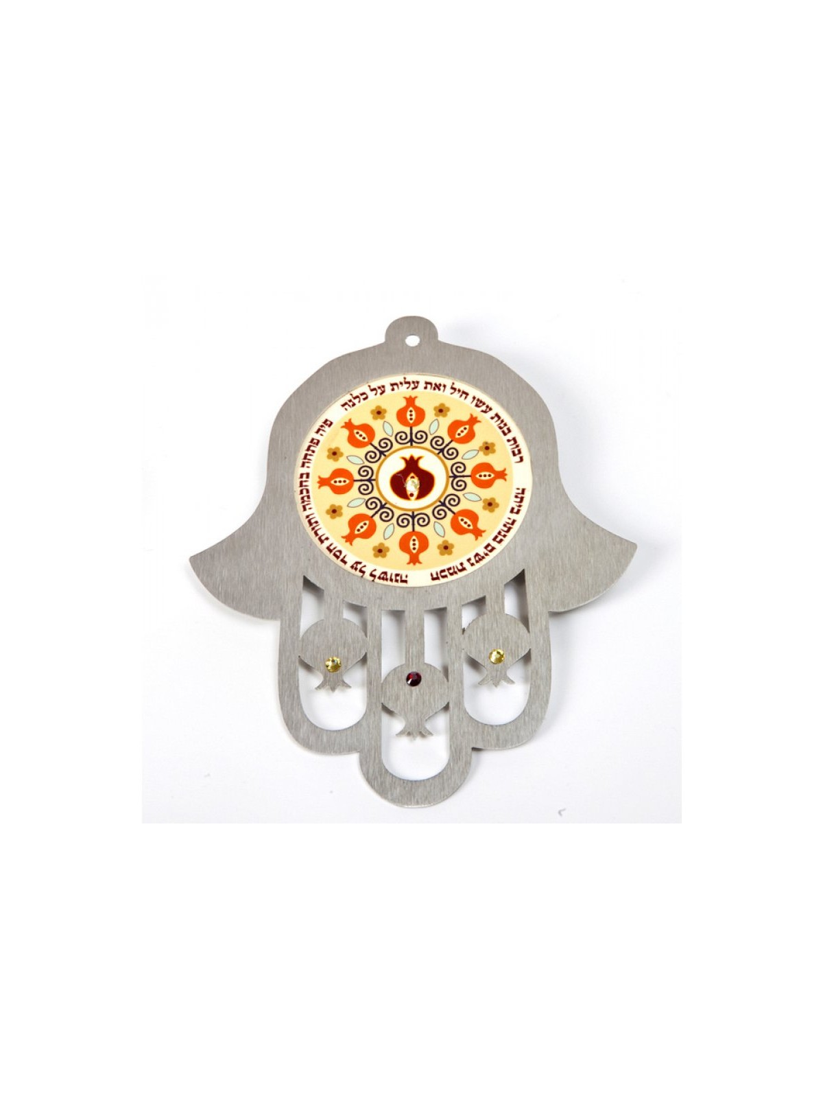 Dorit Judaica Orange Shades Wall Hamsa Eishet Chayil ... | Hamsa Hands