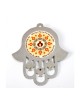 Dorit Judaica Orange Shades Wall Hamsa Eishet Chayil ... | Hamsa Hands