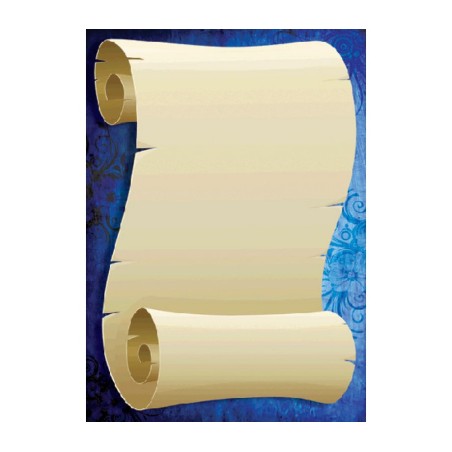 Stationery Sheets of Note Paper Scroll Design | Judaica Stationery