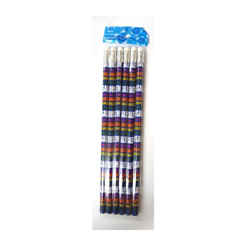 Set of Six Souvenir Wood Pencils Decorated wi... | Kids Games and Toys