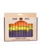 Bougies décoratives faites à la main en Galilée Shabbat Violet... | Bougies de sabbat