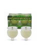 Set of Two Pre Filled Plastic Shabbat Candles wit... | Sabbath Candles