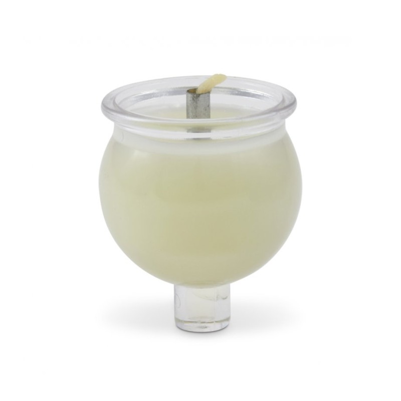 Set of Two Pre Filled Plastic Shabbat Candles wit... | Sabbath Candles