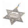 Pewter Star of David Wall Hanging with Twelve Tribe... | Star of David