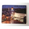 Ceramic Magnet Western Wall and Jerusalem at Night | Jewish Magnets