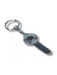 Metal Key Ring in Shape of Key Jerusalem | Judaica Keychains