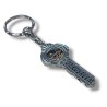 Metal Key Ring in Shape of Key Jerusalem | Judaica Keychains