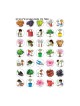 Colorful Stickers for Children Tu BShvat Gardeni... | Judaica Stickers