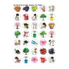 Colorful Stickers for Children Tu BShvat Gardeni... | Judaica Stickers