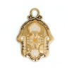 Oriental Gold and Cream Pewter Wall Hamsa by Ester Sh... | Hamsa Hands