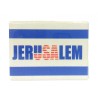 Ceramic Magnet Jerusalem and USA in Blue and White | Jewish Magnets