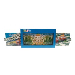 Slide Open Wood Magnet Haifa Scenes | Jewish Magnets