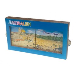 Colorful Wood Magnet with Pull Out Sides %96 Weste... | Jewish Magnets