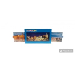 Wood Magnet with Slide Open Sides Citadel of David... | Jewish Magnets