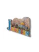Colorful Cut Out Magnet Wood and Epoxy Dome of the... | Jewish Magnets