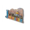 Colorful Cut Out Magnet Wood and Epoxy Dome of the... | Jewish Magnets