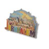 Colorful Cut Out Magnet Wood and Epoxy 3D Jerusale... | Jewish Magnets