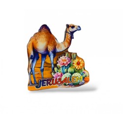 Colorful Cut Out Jerusalem Magnet Wood and Epoxy %... | Jewish Magnets