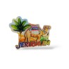 Colorful Cut Out Jerusalem Magnet Wood and Epoxy %... | Jewish Magnets