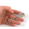 Silver Gold Key Ring Swivel Center Russian Bles... | Judaica Keychains