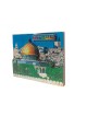 3 D Effect Wood and Epoxy Magnet Jerusalem Dome of... | Jewish Magnets
