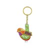Yair Emanuel Gold Key Chain %96 Colorful Bird D... | Judaica Keychains